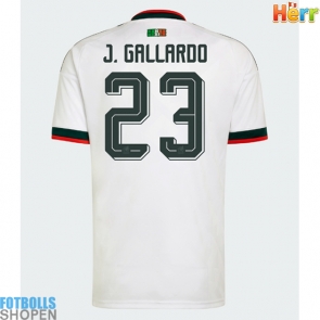 Billiga Mexiko Jesus Gallardo #23 Bortatröja VM 2026 Kortärmad